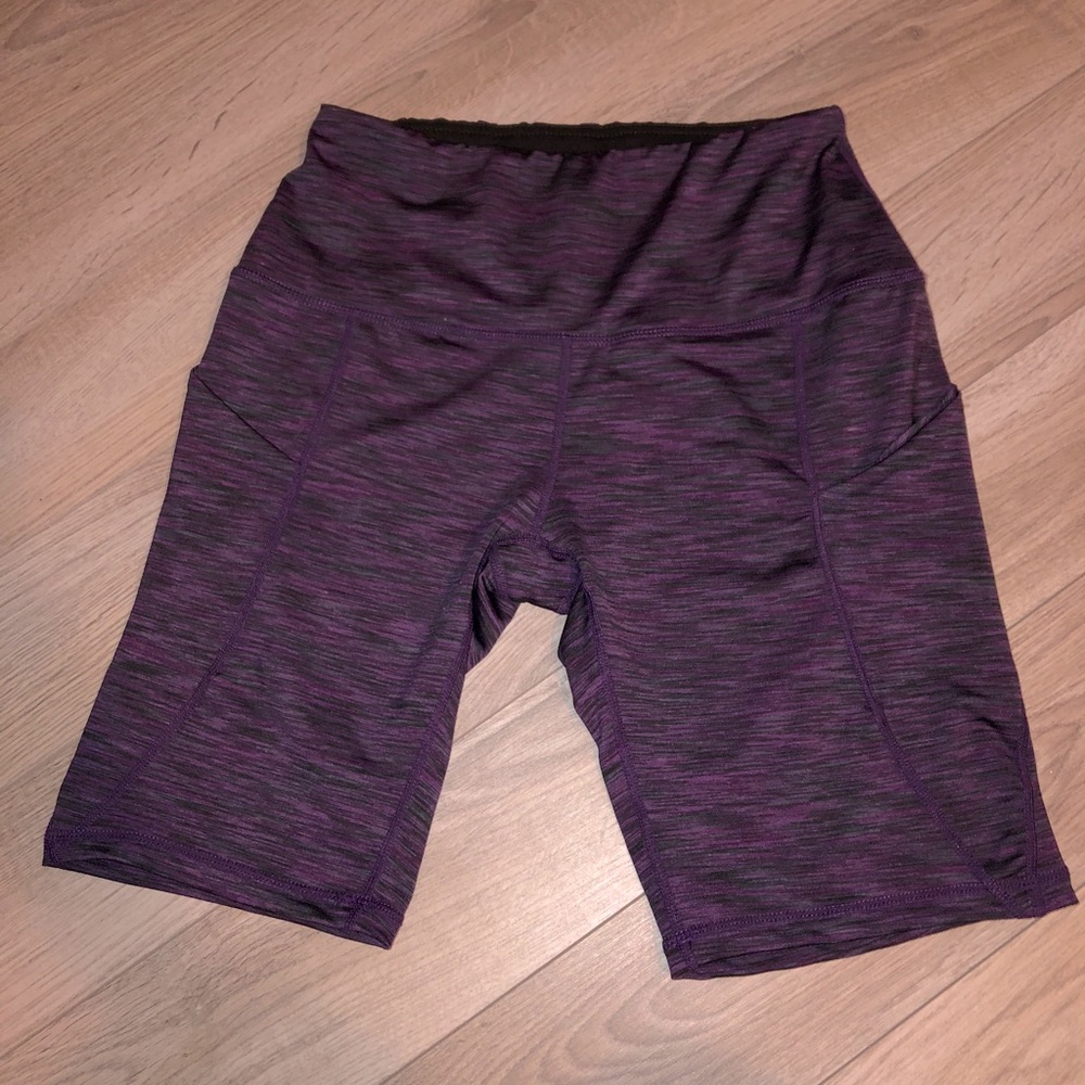 Long workout shorts